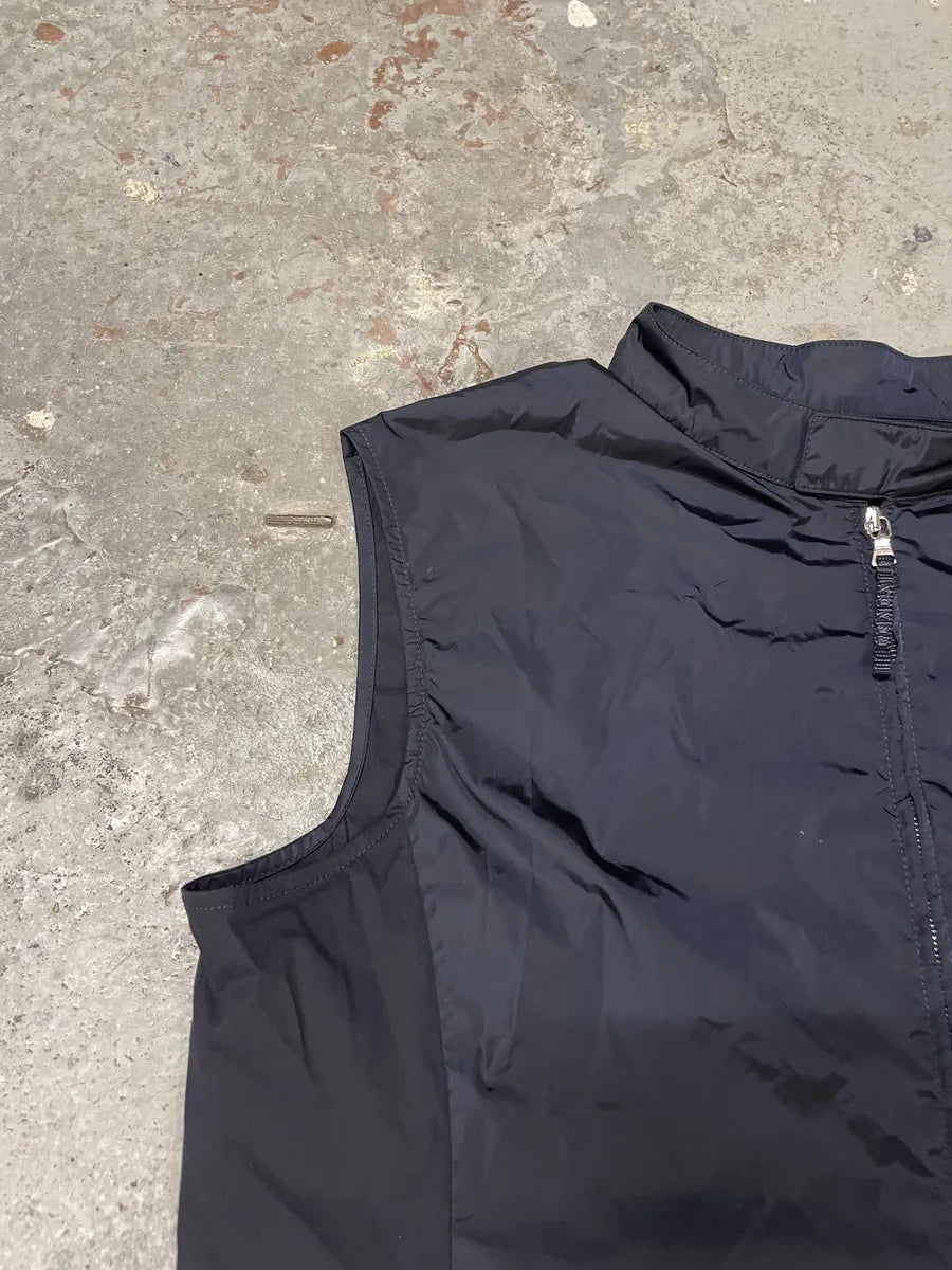 AW2009 Prada Navy Nylon Tactical Vest Jacket jxoxKCE 2