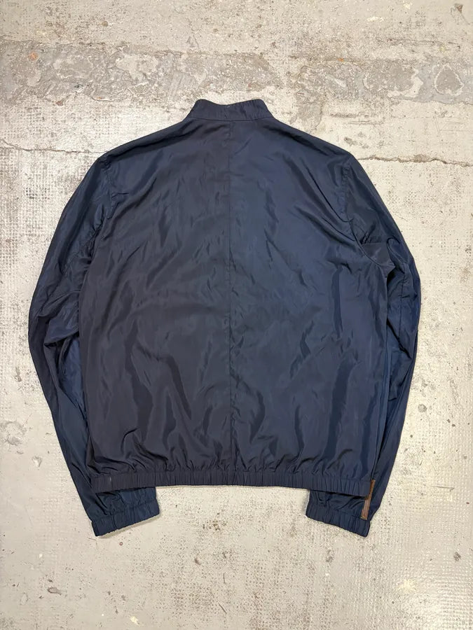 SS2006 Prada Navy Nylon Windbreaker Light Jacket HUHRLYG 4