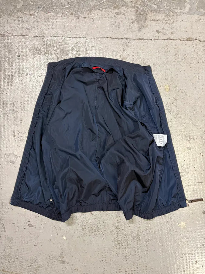 SS2006 Prada Navy Nylon Windbreaker Light Jacket HUHRLYG 6