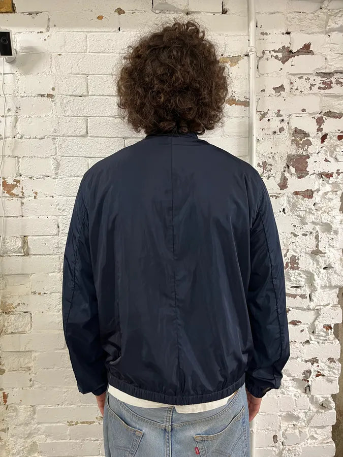 SS2006 Prada Navy Nylon Windbreaker Light Jacket HUHRLYG 2