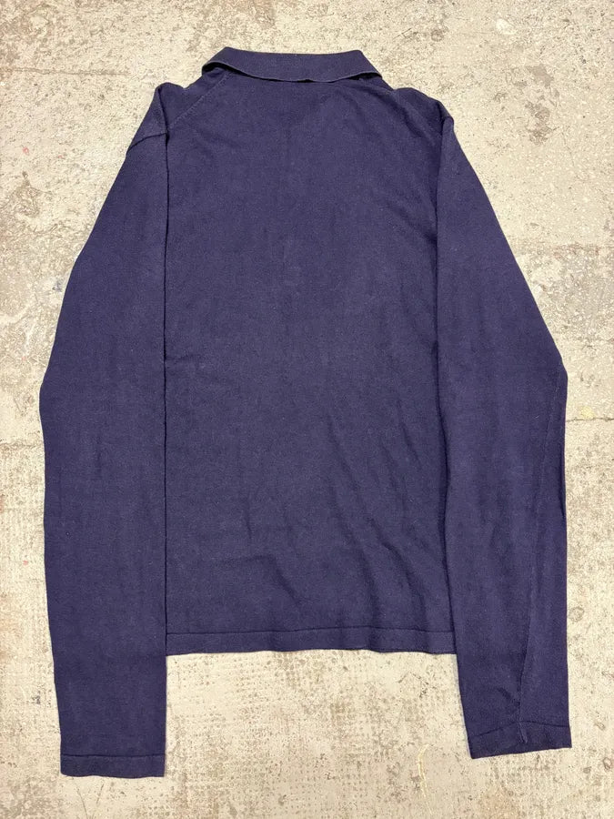2000s Prada Navy Polo Longsleeves (S/M) otjkHUN 3