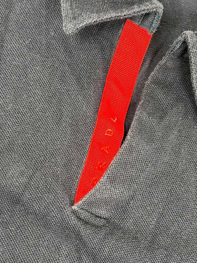 2000s Prada Navy Polo Shirt CVzOtbu 7