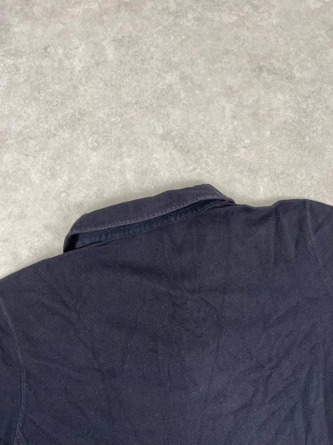 2000s Prada Navy Polo Shirt CVzOtbu 6