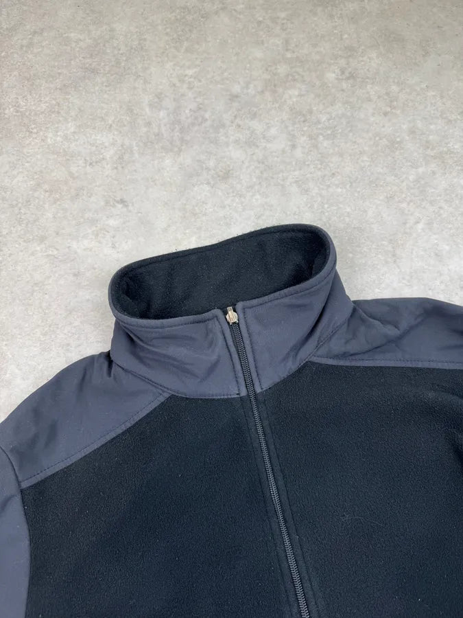 2000s Prada Black & Grey Fleece Zip-up Sweater onMQTOT 3