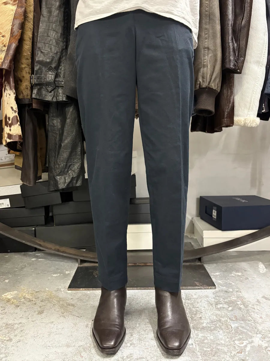 2000s Prada Navy Sleek Tailored Pants gaFjNXm 1