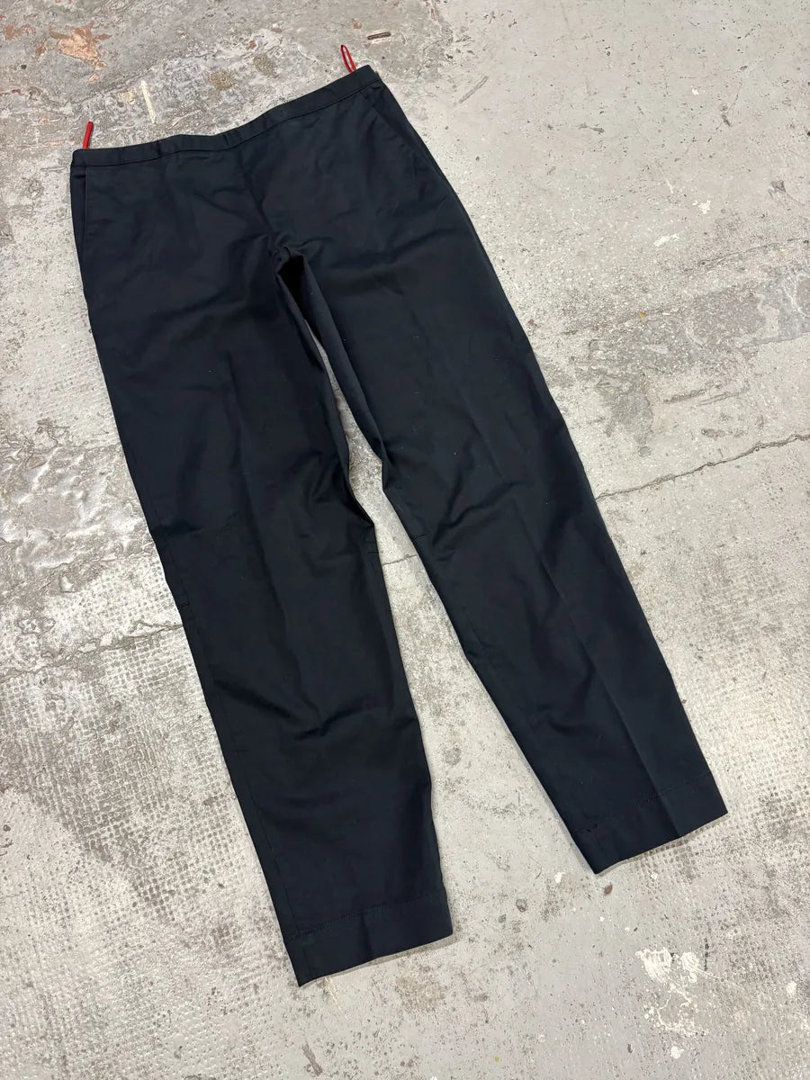 2000s Prada Navy Sleek Tailored Pants gaFjNXm 4