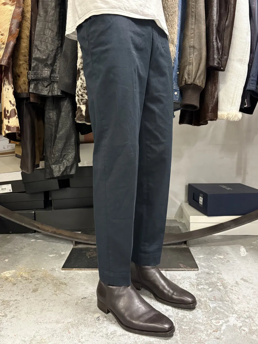 2000s Prada Navy Sleek Tailored Pants gaFjNXm 2