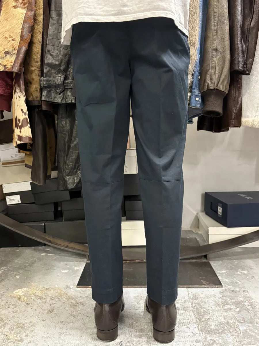 2000s Prada Navy Sleek Tailored Pants gaFjNXm 3