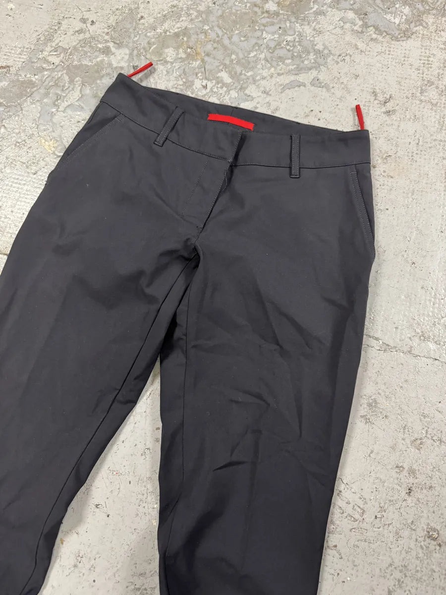 2000s Prada Navy Suit Tailored Pants omMoCql 5