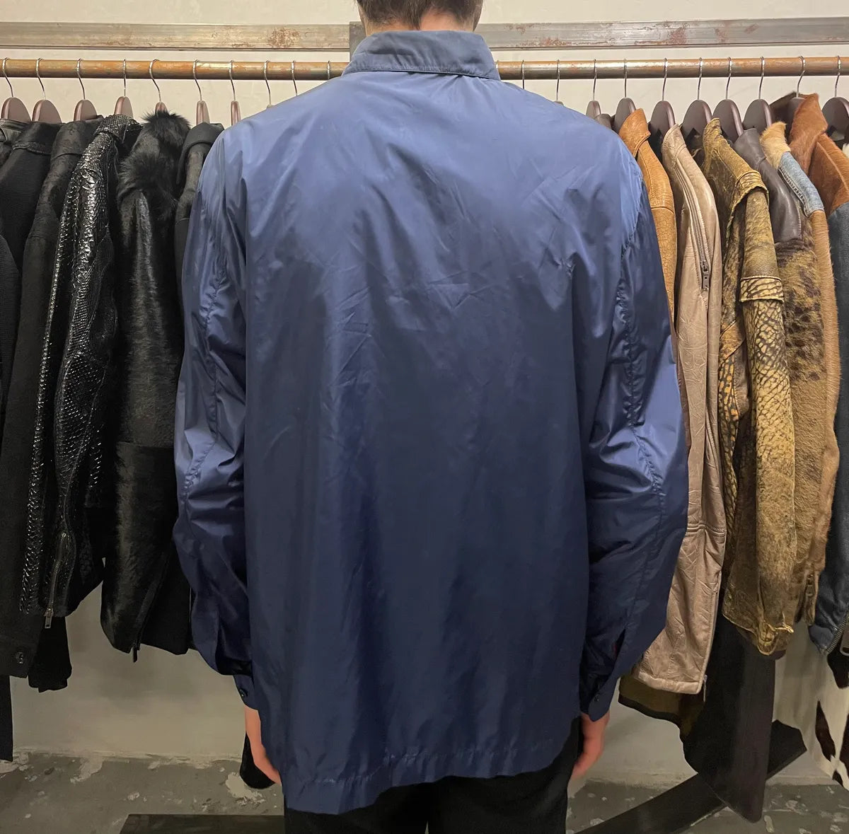 2000s Prada Navy Tactical Light Linea Rossa Jacket (M) CIjEVfN 2