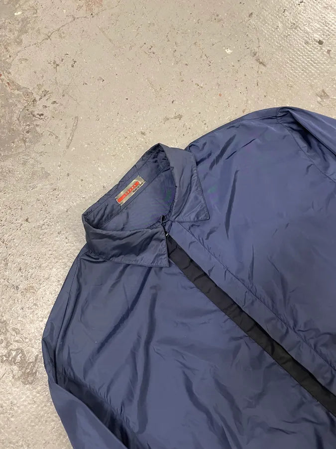 2000s Prada Navy Tactical Light Linea Rossa Jacket (M) CIjEVfN 5