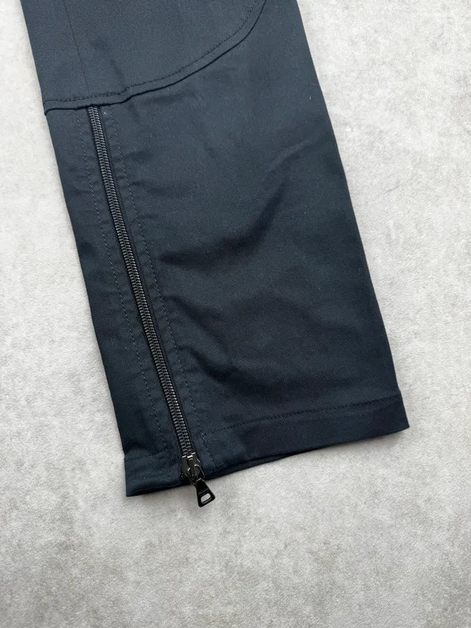 2000s Prada Navy Technical Side Zip Pants XrIATvo 7