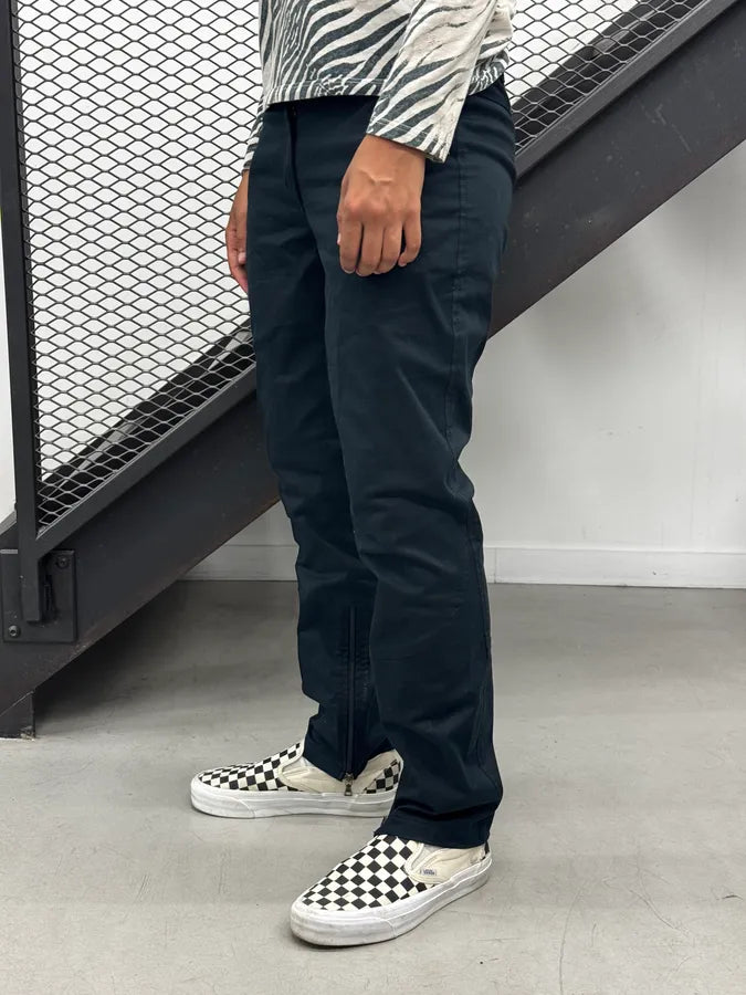 2000s Prada Navy Technical Side Zip Pants XrIATvo 3