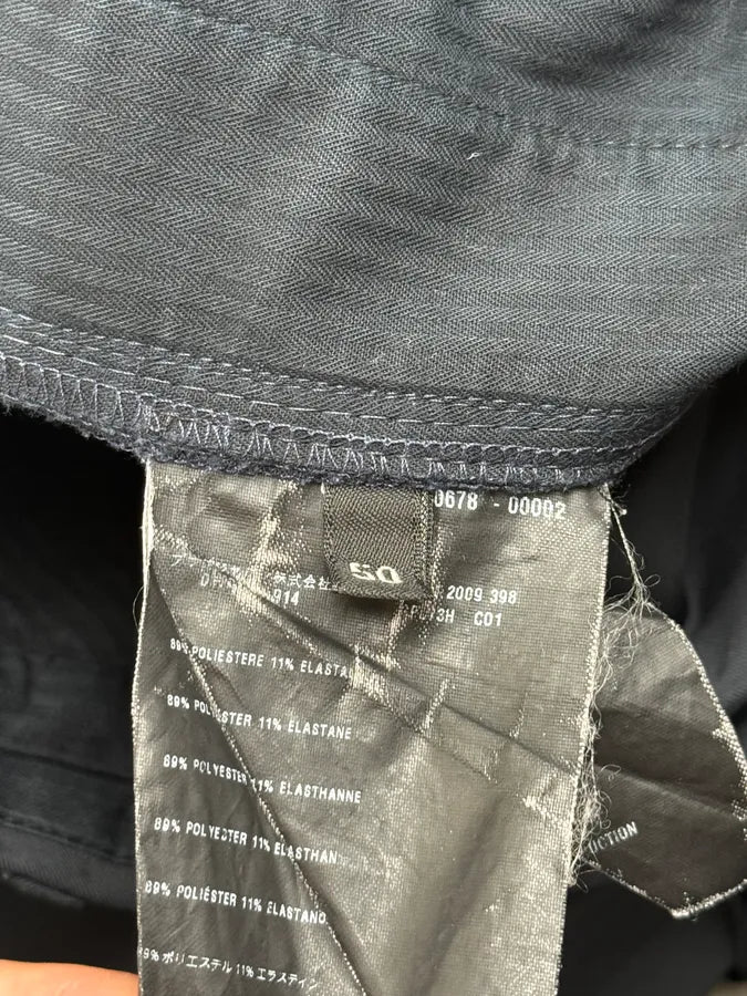 AW2009 Prada Navy Tailored Nylon Pants wVSQjyx 11
