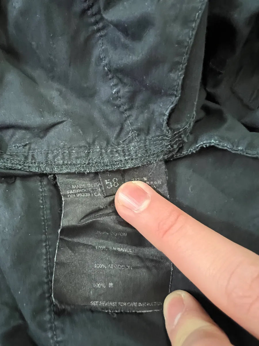 2000s Prada Navy Track Cargo Pants (XL) 4