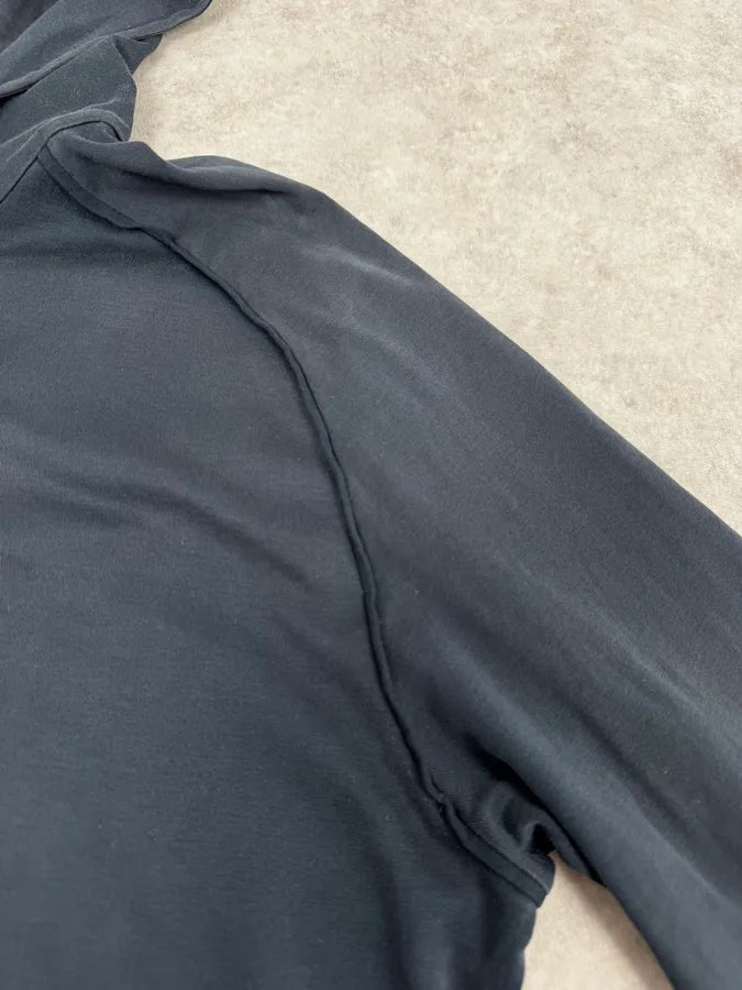 2000s Prada Navy Zip Up Hooded Sweater nWkjCYC 7