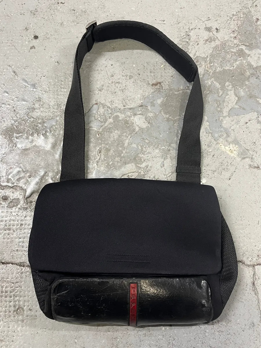 2000s Prada Nylon 3D Black Bag iJUBVes 0