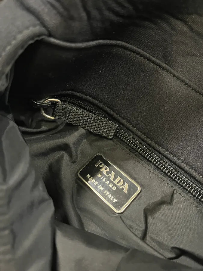 2000s Prada Nylon 3D Black Bag iJUBVes 9