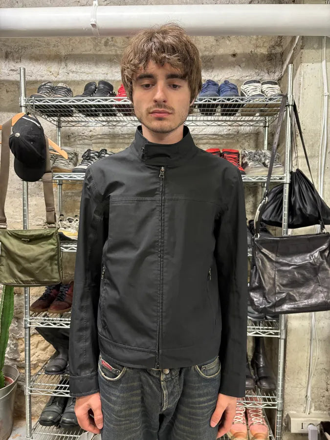 2000s Prada Nylon Black Light Jacket – Dolce Vita Hub 2000s Prada Nylon Black Light Jacket – Dolce Vita Hub