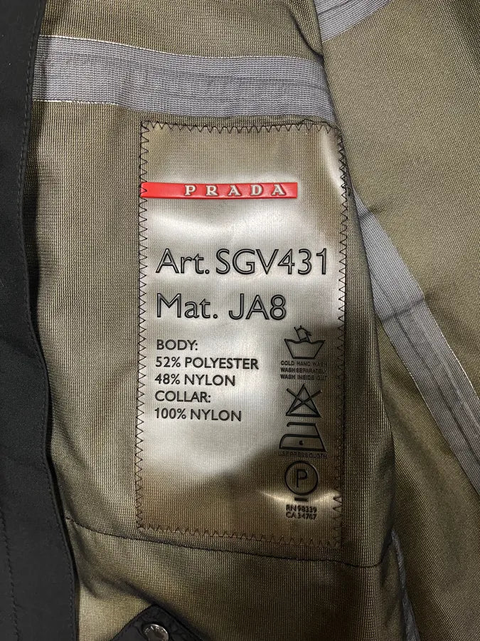 2000s Prada Nylon Black Light Jacket (S/M) frWkelP 11