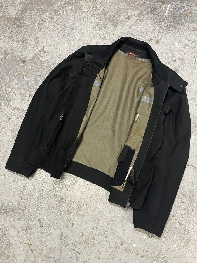 2000s Prada Nylon Black Light Jacket (S/M) frWkelP 4