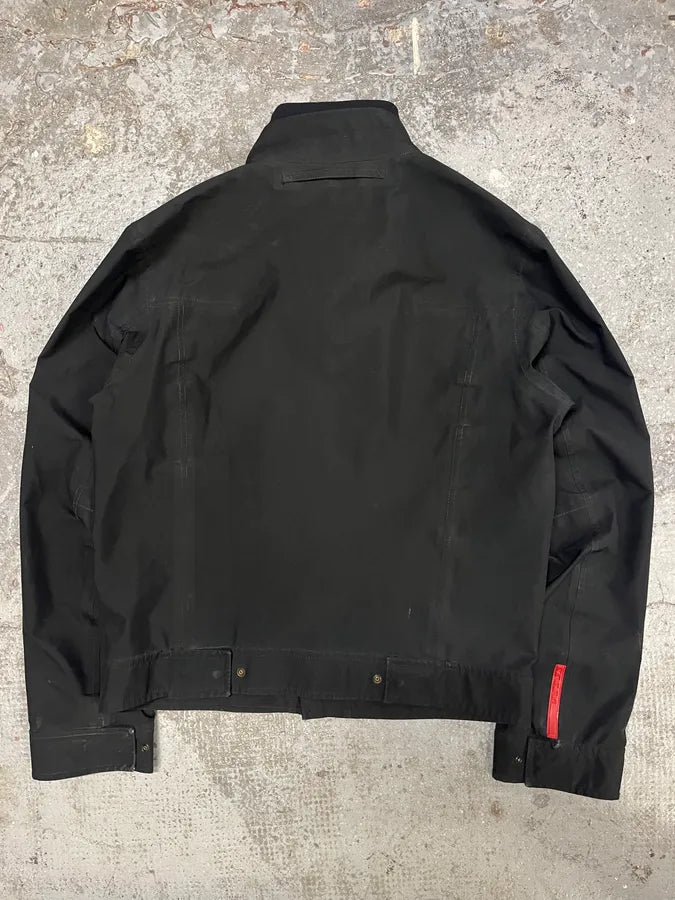 2000s Prada Nylon Black Light Jacket (S/M) frWkelP 5