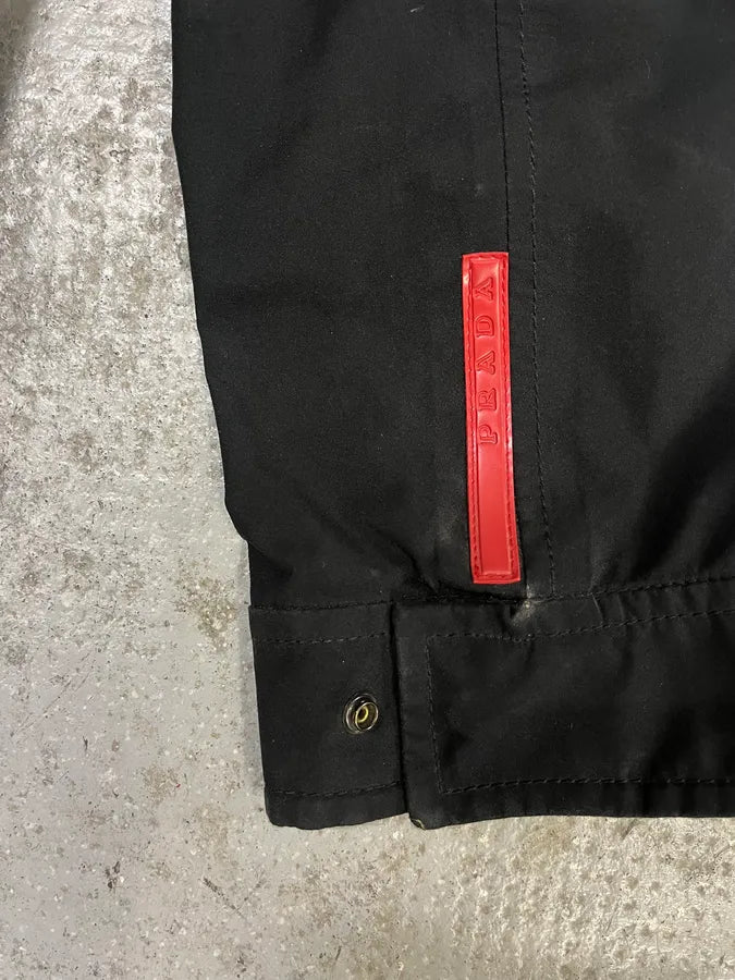 2000s Prada Nylon Black Light Jacket (S/M) frWkelP 6