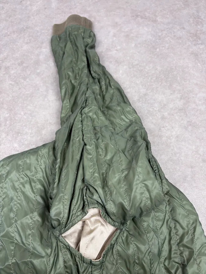 2000s Prada Nylon Green Light Bomber Jacket RUjdjrG 9