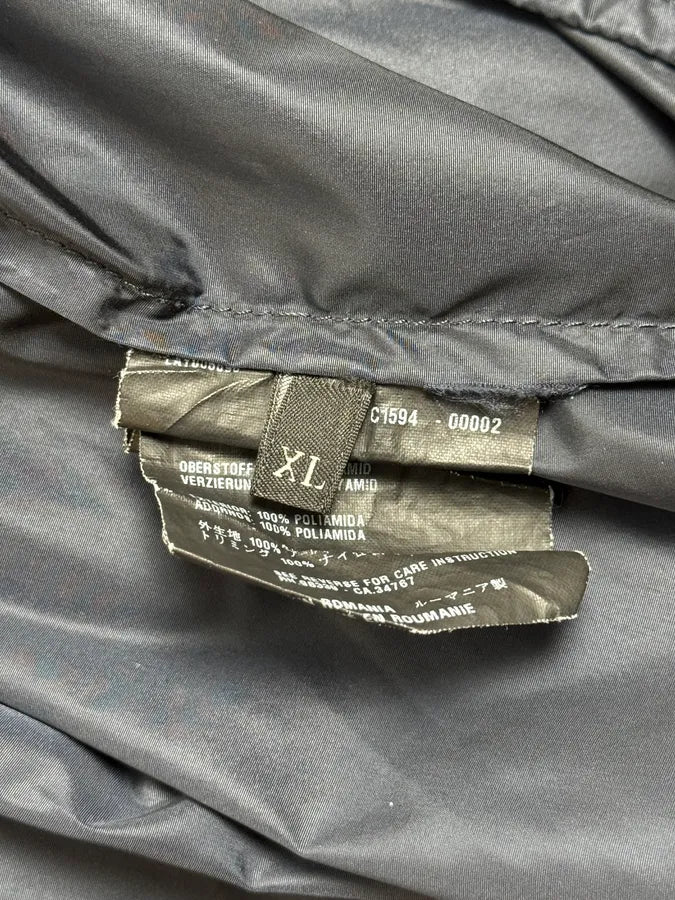 2000s Prada Nylon Navy Bomber Jacket qSDzAiN 11