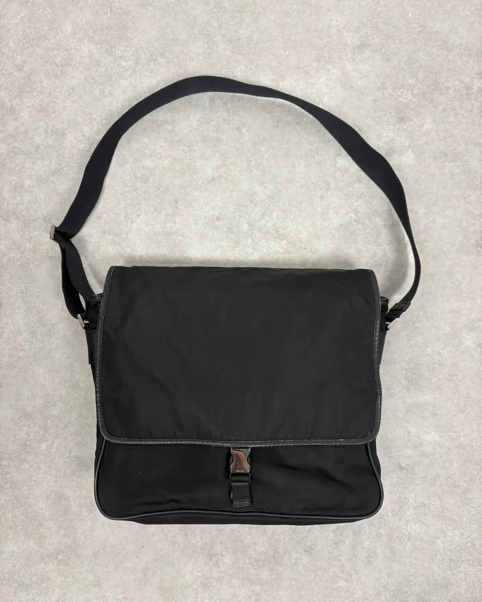2000s Prada Nylon Shoulder Bag YHaqJGe 0