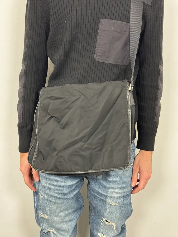 2000s Prada Nylon Shoulder Bag YHaqJGe 2