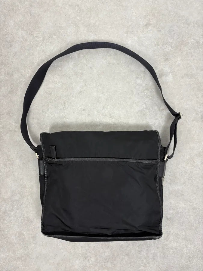 2000s Prada Nylon Shoulder Bag YHaqJGe 4