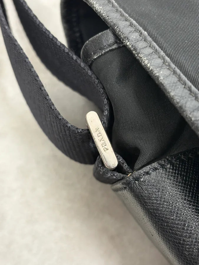 2000s Prada Nylon Shoulder Bag YHaqJGe 8