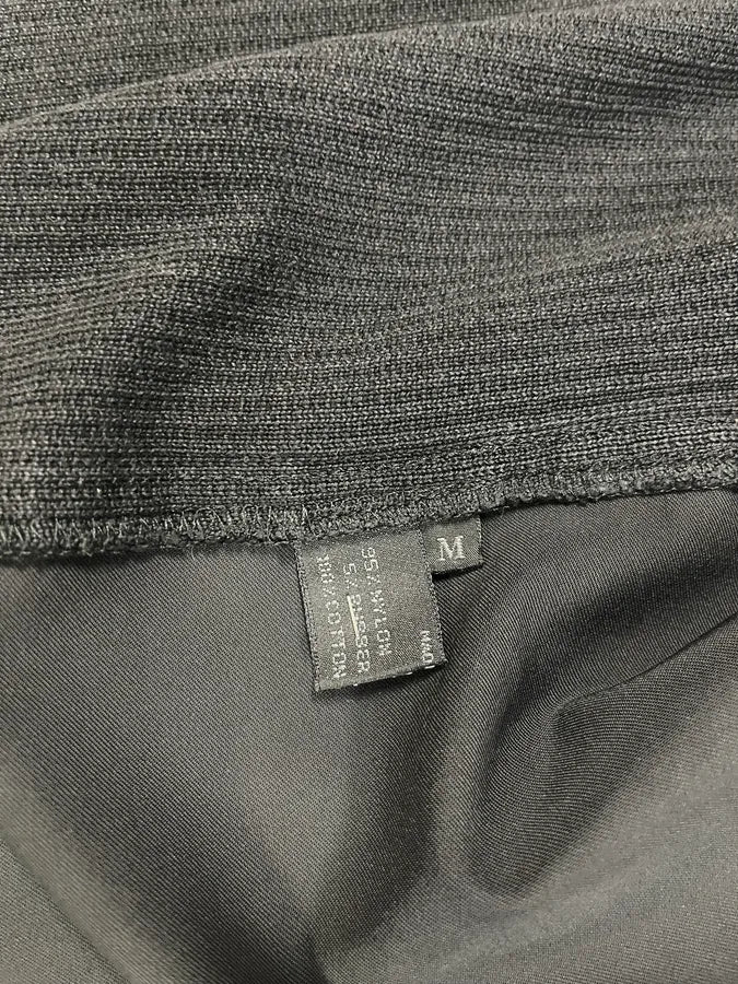 2000s Prada Obscure Black Zip-up Sweater (S/M) 9