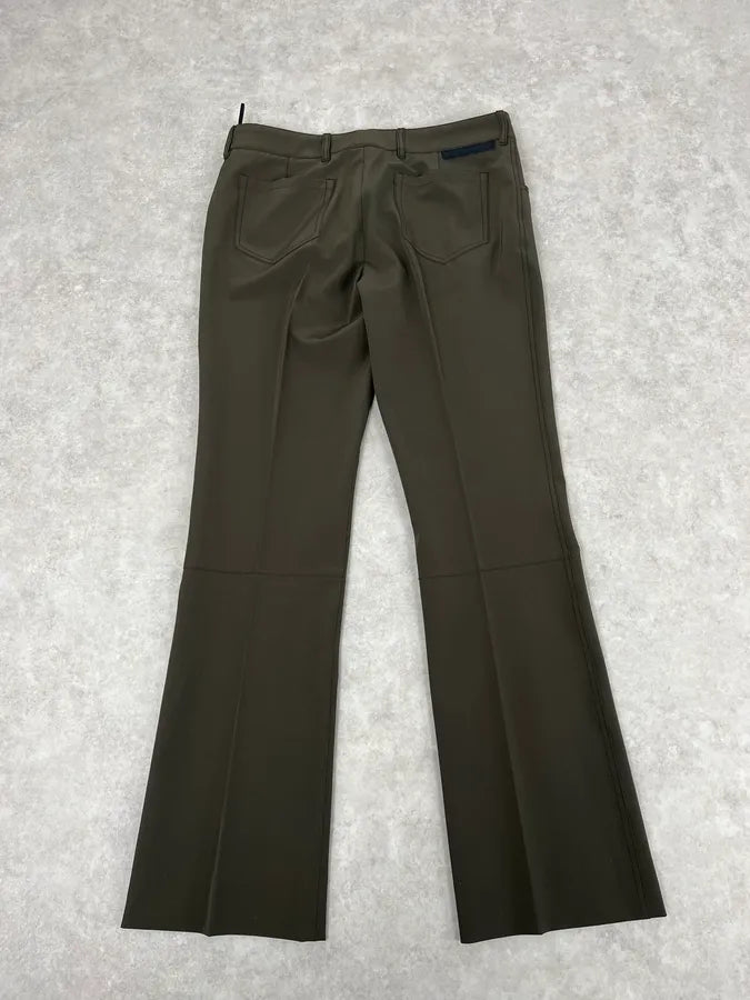 2000s Prada Olive Cozy Regular Pants JxqoRnO 6