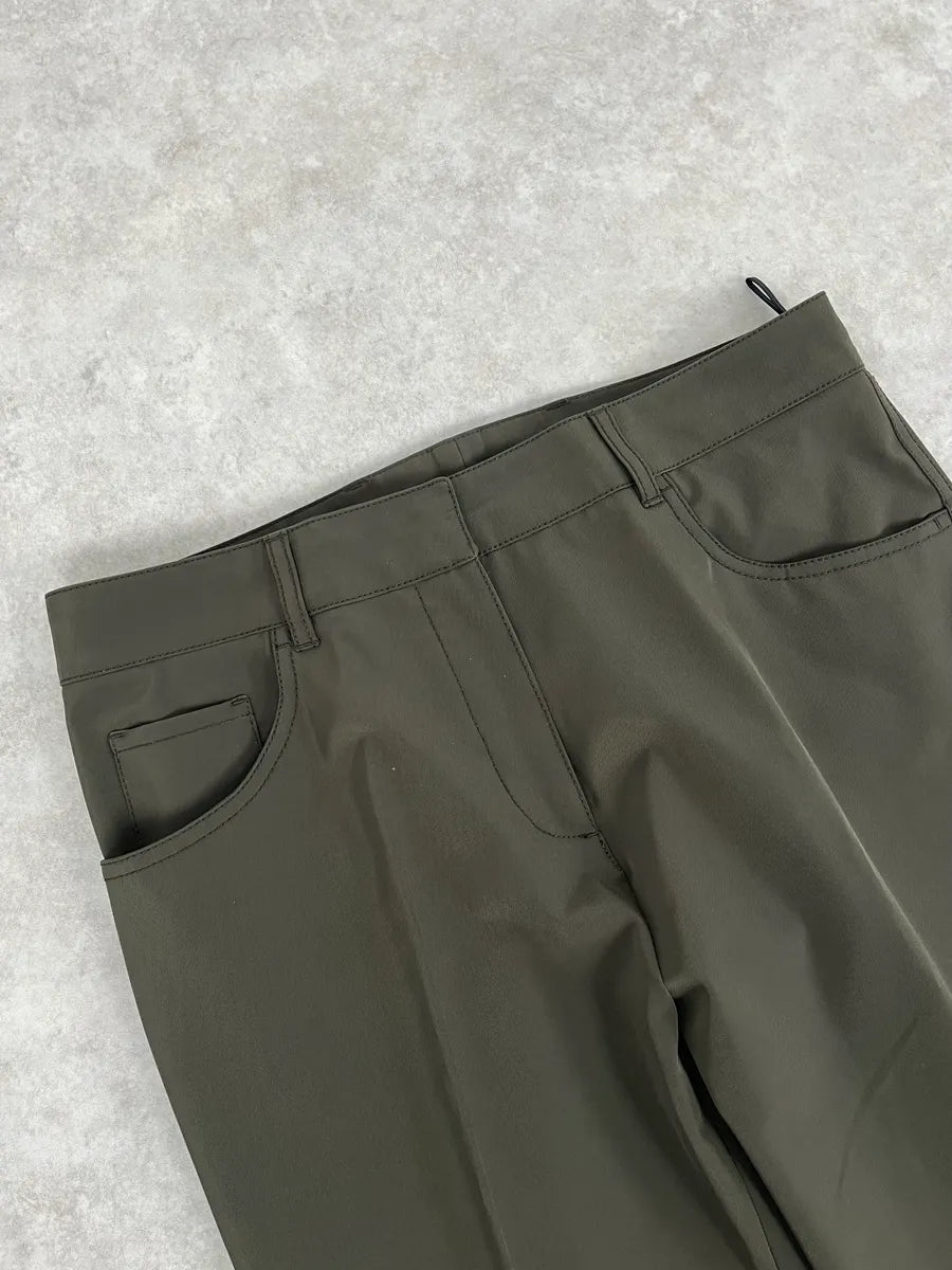 2000s Prada Olive Cozy Regular Pants JxqoRnO 5