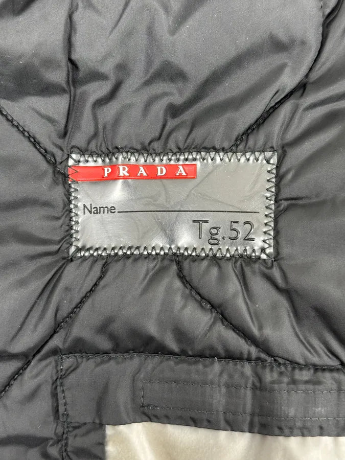 2000s Prada Olive Denim Cargo Long Jacket sojJyfL 13