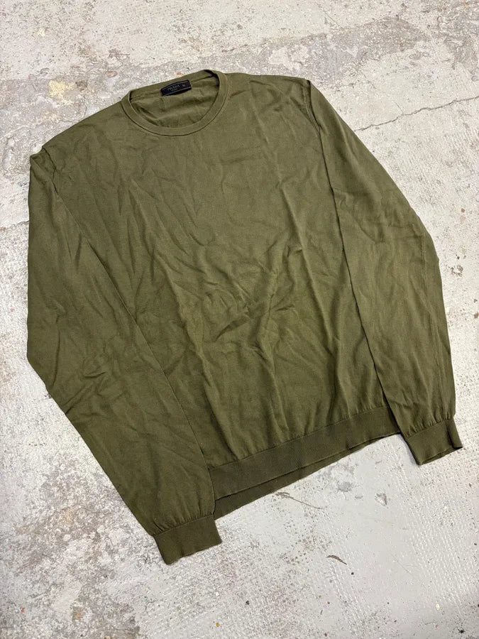 2010s Prada Olive Green Sweater eKnRJzZ 3