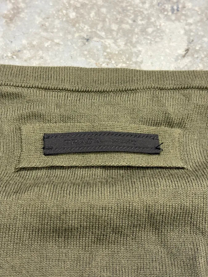 2010s Prada Olive Green Sweater eKnRJzZ 6