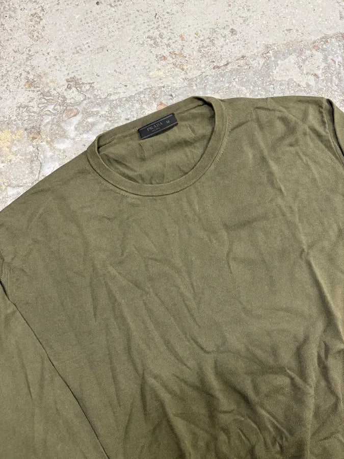 2010s Prada Olive Green Sweater eKnRJzZ 4