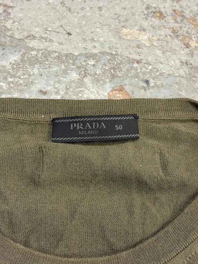 2010s Prada Olive Green Sweater eKnRJzZ 7