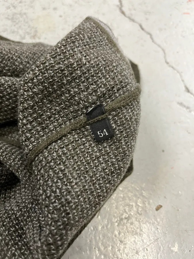 2000s Prada Olive Green V Neck Sweater INiyEml 8