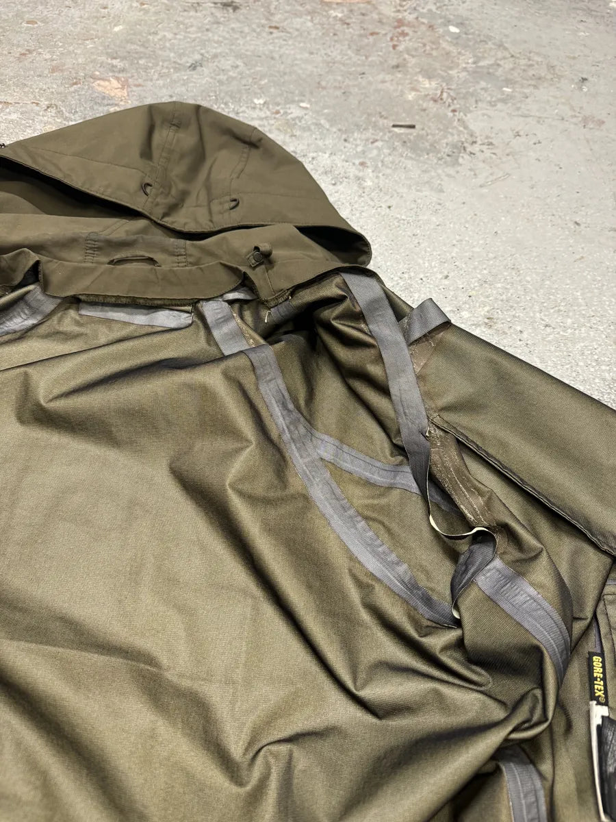 2000s Prada Olive Linea Rossa Light Hooded Jacket OqPDSSy 9