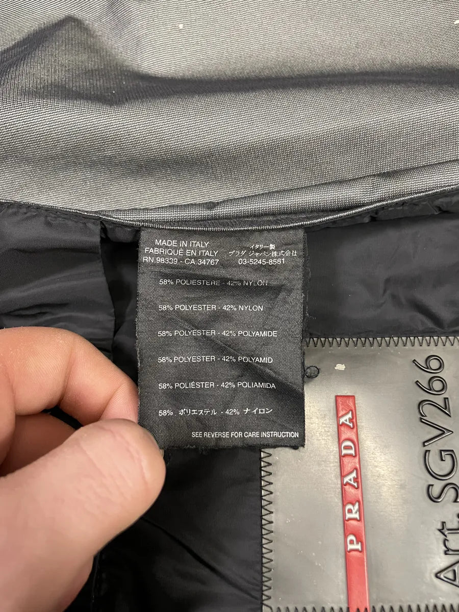 2000s Prada Olive Linea Rossa Nylon Jacket (L) ptgwrKk 6