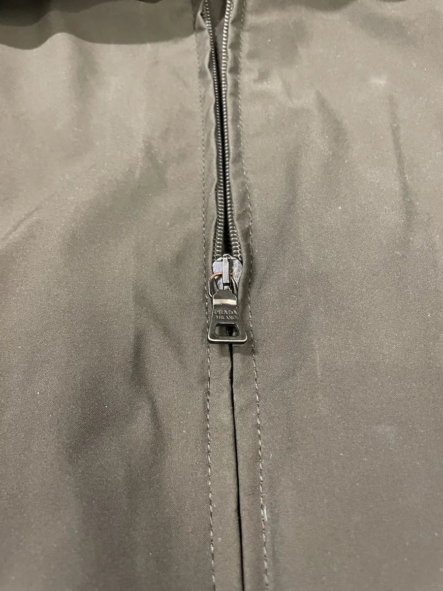 2000s Prada Olive Linea Rossa Nylon Jacket (L) ptgwrKk 9