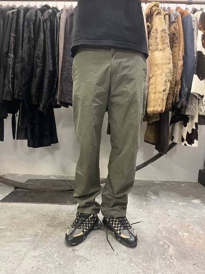 2000s Prada Olive Linea Rossa Pants (M/L) DbjukNQ 1