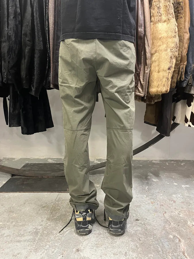 2000s Prada Olive Linea Rossa Pants (M/L) DbjukNQ 3