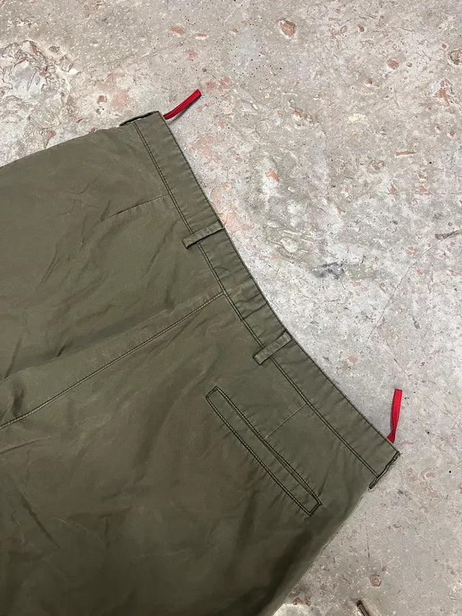 2000s Prada Olive Linea Rossa Pants (M/L) DbjukNQ 7