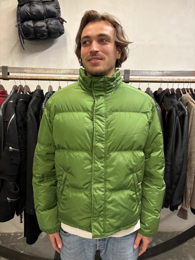 2000s Prada Olive Linea Rossa Puffer Jacket (L) xZgLGZi 2
