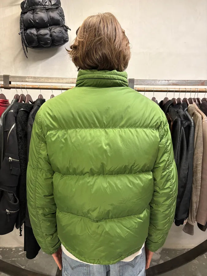2000s Prada Olive Linea Rossa Puffer Jacket (L) xZgLGZi 3